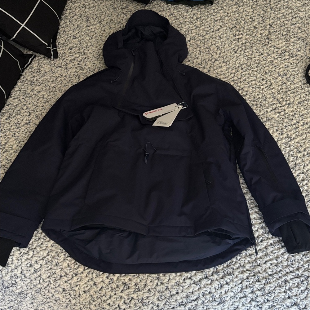 NWT halfadays primaloft Navy Hooded ski jacket